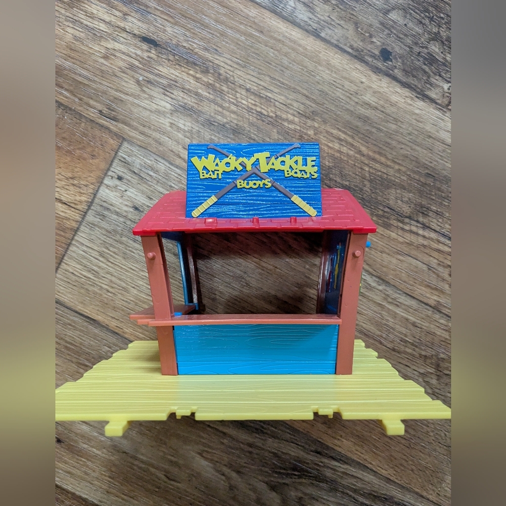 Disney Jr. Mickey Mouse Wacky Tackle Shop PlaySet ONLY Incomplete 8" x 7"
